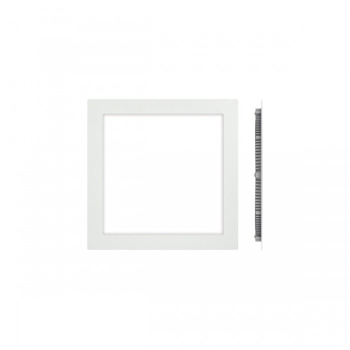VK/04078/W/W - Χωνευτό φωτιστικό led panel, 12W, 3000K, 840lm, 115°, IP20, 17x17x1.5cm, λευκό VK/04078/W/W - Χωνευτό φωτιστικό led panel, 12W, 3000K, 840lm, 115°, IP20, 17x17x1.5cm, λευκό