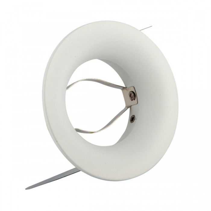 VK/03065G/W - Σποτ στρογγυλό, σταθερό, GU10/PAR16, Max12W (LED), IP20, ø8.5x3cm, λευκό VK/03065G/W - Σποτ στρογγυλό, σταθερό, GU10/PAR16, Max12W (LED), IP20, ø8.5x3cm, λευκό