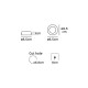 VK/03065G/W - Σποτ στρογγυλό, σταθερό, GU10/PAR16, Max12W (LED), IP20, ø8.5x3cm, λευκό VK/03065G/W - Σποτ στρογγυλό, σταθερό, GU10/PAR16, Max12W (LED), IP20, ø8.5x3cm, λευκό