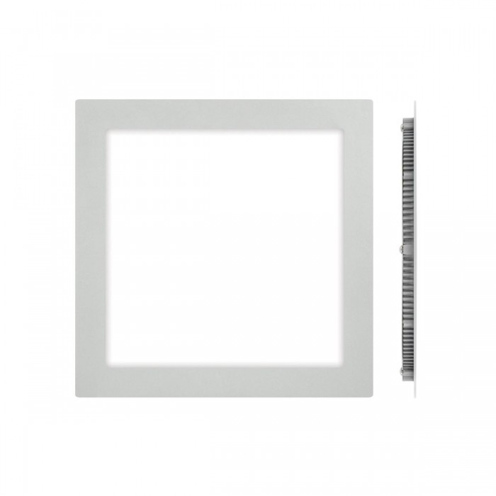 VK/04080/G/W - Χωνευτό φωτιστικό led panel, 18W, 3000K, 1.440lm, 115°, IP20, 22.5x22.5x1.5cm, γκρι VK/04080/G/W - Χωνευτό φωτιστικό led panel, 18W, 3000K, 1.440lm, 115°, IP20, 22.5x22.5x1.5cm, γκρι