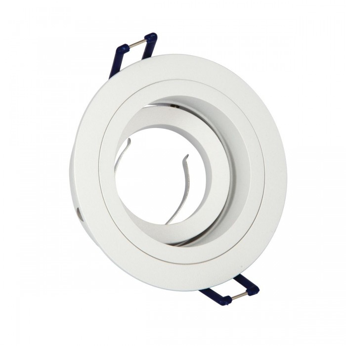 VK/03113G/W - Σποτ στρογγυλό, κινητό, GU10/PAR16, Max12W (LED), IP20, ø9.2x3.1cm, λευκό VK/03113G/W - Σποτ στρογγυλό, κινητό, GU10/PAR16, Max12W (LED), IP20, ø9.2x3.1cm, λευκό