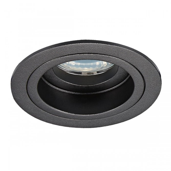 VK/03113G/B - Σποτ στρογγυλό, κινητό, GU10/PAR16, Max12W (LED), IP20, ø9.2x3.1cm, μαύρο VK/03113G/B - Σποτ στρογγυλό, κινητό, GU10/PAR16, Max12W (LED), IP20, ø9.2x3.1cm, μαύρο