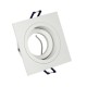 VK/03114G/W - Σποτ τετράγωνο, κινητό, GU10/PAR16, Max12W (LED), IP20, 9.2x9.2x3.1cm, λευκό VK/03114G/W - Σποτ τετράγωνο, κινητό, GU10/PAR16, Max12W (LED), IP20, 9.2x9.2x3.1cm, λευκό