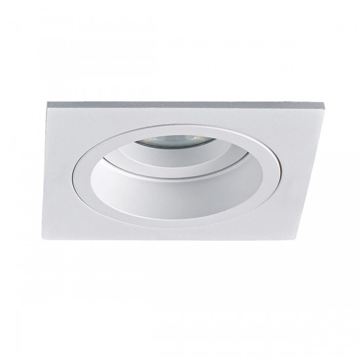 VK/03114G/W - Σποτ τετράγωνο, κινητό, GU10/PAR16, Max12W (LED), IP20, 9.2x9.2x3.1cm, λευκό VK/03114G/W - Σποτ τετράγωνο, κινητό, GU10/PAR16, Max12W (LED), IP20, 9.2x9.2x3.1cm, λευκό