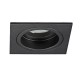  VK/03114G/B - Σποτ τετράγωνο, κινητό, GU10/PAR16, Max12W (LED), IP20, 9.2x9.2x3.1cm, μαύρο
