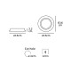  VK/03115/B - Σποτ στρογγυλό, κινητό, ES111/R111, GU10/G53, Max 20W (LED), IP20, ø16x3.2cm, μαύρο