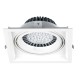 VK/03116/W - Σποτ τετράγωνο, κινητό, ES111/R111, GU10/G53, Max 20W (LED), IP20, 17.5x17.5x4.5cm, λευκό VK/03116/W - Σποτ τετράγωνο, κινητό, ES111/R111, GU10/G53, Max 20W (LED), IP20, 17.5x17.5x4.5cm, λευκό