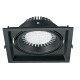  VK/03116/B - Σποτ τετράγωνο, κινητό, ES111/R111, GU10/G53, Max 20W (LED), IP20, 17.5x17.5x4.5cm, μαύρο