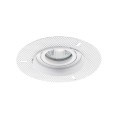 VK/03193G/W - Σποτ στρογγυλό, κινητό, trimless, GU10/PAR16, Max12W (LED), IP20, ø12.5x4cm, λευκό VK/03193G/W - Σποτ στρογγυλό, κινητό, trimless, GU10/PAR16, Max12W (LED), IP20, ø12.5x4cm, λευκό