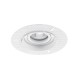  VK/03193G/W - Σποτ στρογγυλό, κινητό, trimless, GU10/PAR16, Max12W (LED), IP20, ø12.5x4cm, λευκό 