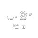 VK/03193G/B - Σποτ στρογγυλό, κινητό, trimless, GU10/PAR16, Max12W (LED), IP20, ø12.5x4cm, μαύρο VK/03193G/B - Σποτ στρογγυλό, κινητό, trimless, GU10/PAR16, Max12W (LED), IP20, ø12.5x4cm, μαύρο