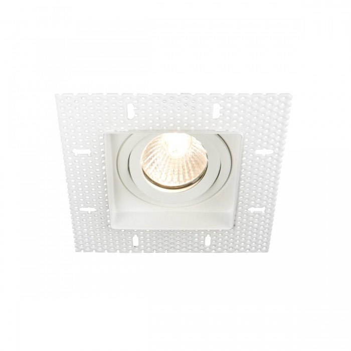 VK/03194G/W - Σποτ τετράγωνο, κινητό, trimless, GU10/PAR16, Max12W (LED), IP20, 12.5x12.5x4cm, λευκό VK/03194G/W - Σποτ τετράγωνο, κινητό, trimless, GU10/PAR16, Max12W (LED), IP20, 12.5x12.5x4cm, λευκό