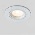  VK/03195/W - Σποτ στρογγυλό, σταθερό, GU5.3/PAR16, Max 12W (LED), IP65, ø9x2.5cm, λευκό
