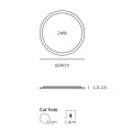 VK/04017/G/CCT - Γκρι. Slim Panel CCT Led. 3000K-4000K-6000K 1.920lm 24W 120° CRI>80. AC Driver 220-240V (included). LED SMD 2835. 50.000hrs. <45°C. ø24x1.5cm, Αλουμίνιο, πλαστικό. IP20 VK/04017/G/CCT - Γκρι. Slim Panel CCT Led. 3000K-4000K-6000K 1.920lm 24W 120° CRI>80. AC Driver 220-240V (included). LED SMD 2835. 50.000hrs. <45°C. ø24x1.5cm, Αλουμίνιο, πλαστικό. IP20