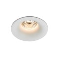  VK/03196/W - Σποτ στρογγυλό, σταθερό, GU5.3/PAR16, Max 12W (LED), IP65, ø8.5x3.5cm, λευκό