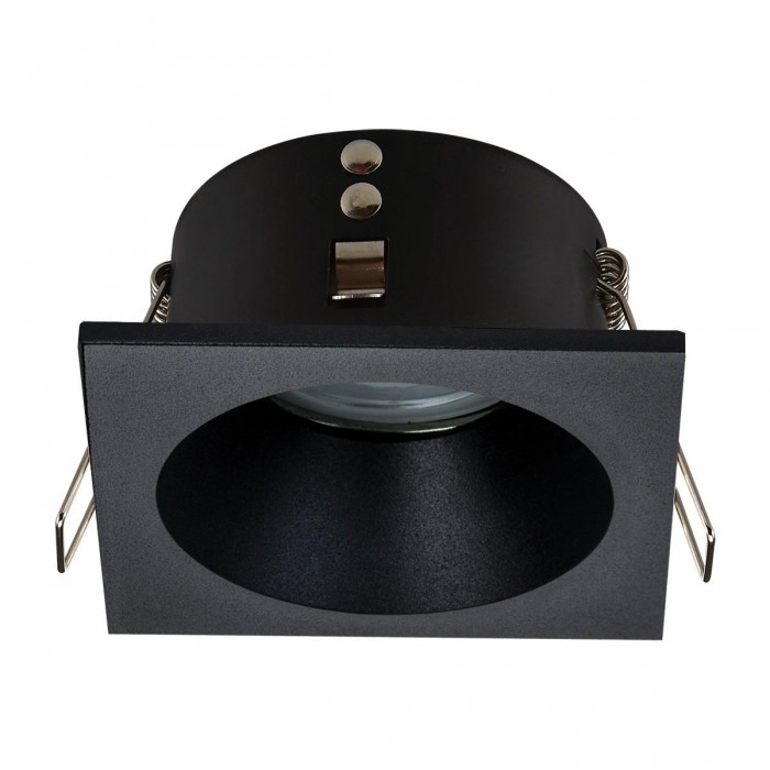 VK/03208/B - Σποτ τετράγωνο, σταθερό, GU5.3/PAR16, Max 12W (LED), IP65, 8.5x8.5x4.5cm, μαύρο VK/03208/B - Σποτ τετράγωνο, σταθερό, GU5.3/PAR16, Max 12W (LED), IP65, 8.5x8.5x4.5cm, μαύρο