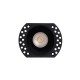 VK/03287/B - Σποτ στρογγυλό, σταθερό, trimless, GU5.3/PAR16, Max 12W (LED), IP65, ø10.6x3.8cm, μαύρο