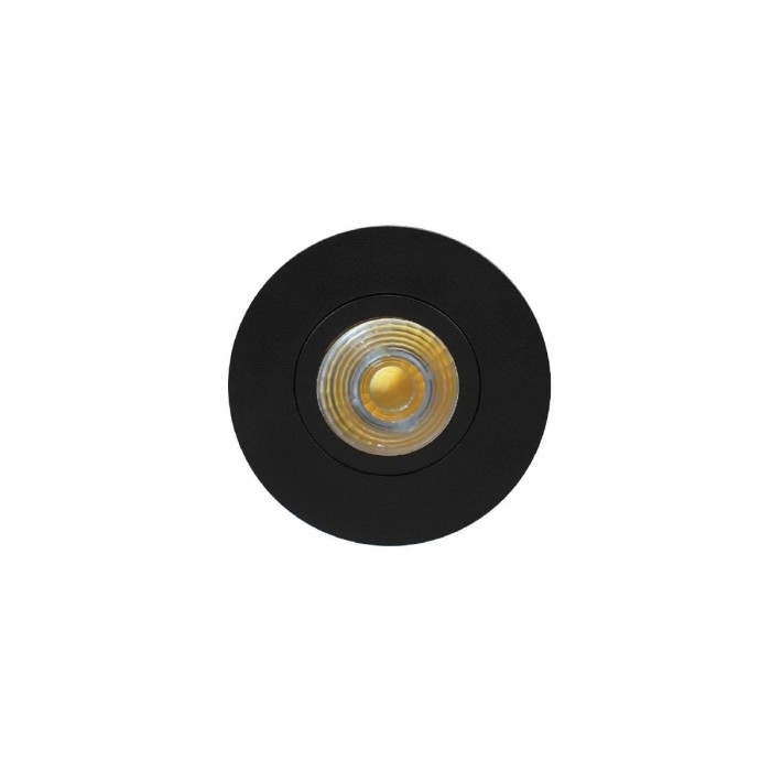 VK/03290/B -<p>Σποτ στρογγυλό, κινητό, GU5.3/PAR16, Max 12W (LED), IP65, ø8.5x3.9cm, μαύρο</p>