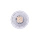 VK/03291G/W - Σποτ στρογγυλό, σταθερό, GU10/MR11, Max6W (LED), IP20, ø5.5x2.5cm, λευκό