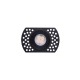 VK/03292G/B - Σποτ στρογγυλό, trimless, GU10/MR11, Max6W (LED), IP20, 9x5.8x2.7cm, μαύρο