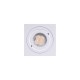 VK/03293G/W - Σποτ τετράγωνο, κινητό, GU10/MR11, Max6W (LED), IP20, 6.3x6.3x2.3cm, λευκό VK/03293G/W - Σποτ τετράγωνο, κινητό, GU10/MR11, Max6W (LED), IP20, 6.3x6.3x2.3cm, λευκό
