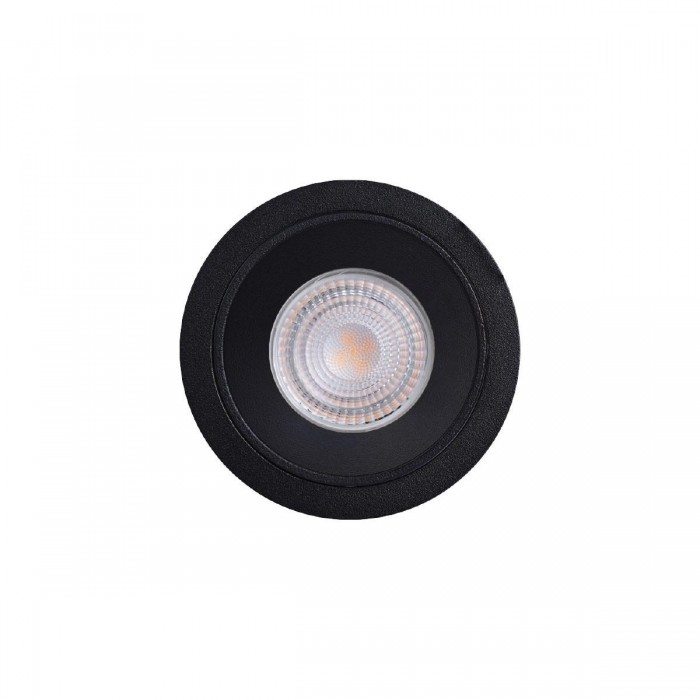 VK/03299G/B - Χωνευτό σποτ, σταθερό για GU10/PAR16, Max12W (LED), IP20, ø7.5x3.3cm, black VK/03299G/B - Χωνευτό σποτ, σταθερό για GU10/PAR16, Max12W (LED), IP20, ø7.5x3.3cm, black
