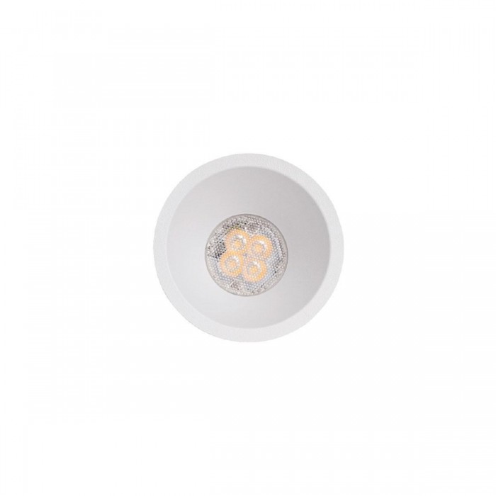 VK/03332/W - Σποτ στρογγυλό, σταθερό, GU5.3/MR11, Max 6W (LED), IP65, ø6.6x3.7cm, λευκό VK/03332/W - Σποτ στρογγυλό, σταθερό, GU5.3/MR11, Max 6W (LED), IP65, ø6.6x3.7cm, λευκό