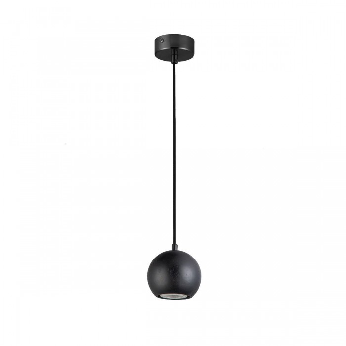 VK/03324/PE/B - Φωτιστικό κρεμαστό, μαύρο. GU10. Max. 12W. (LED). IP20