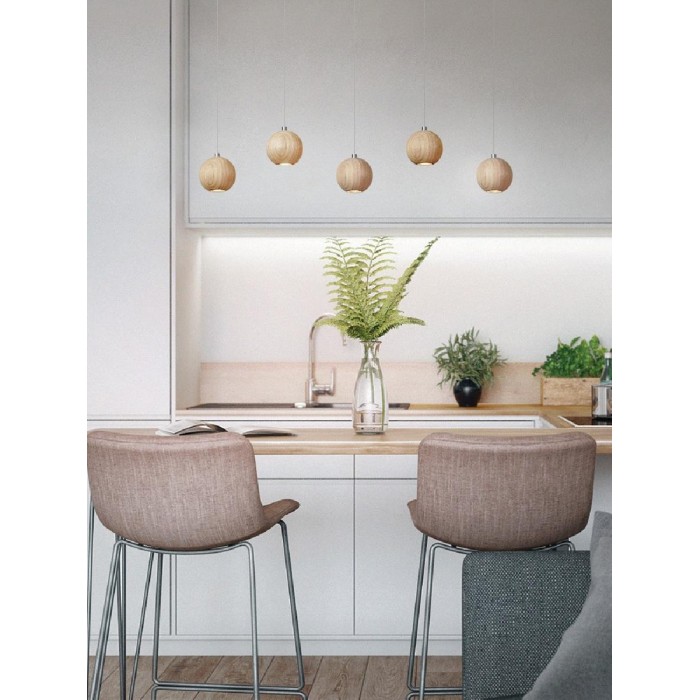 VK/03324/PE/B - Φωτιστικό κρεμαστό, μαύρο. GU10. Max. 12W. (LED). IP20