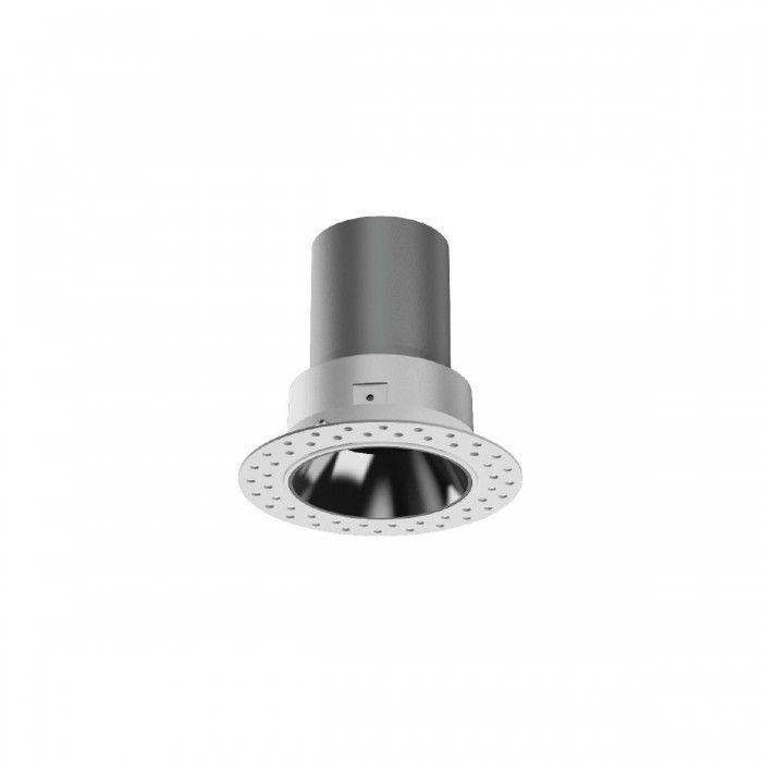 VK/04611/W-CB/W - Χωνευτό οροφής dark led. 3000K. 1.860lm. 15W. CRI>90, IP20, Titanium-λευκό-χρώμιο-μαύρο