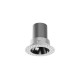 VK/04611/W-CB/W - Χωνευτό οροφής dark led. 3000K. 1.860lm. 15W. CRI>90, IP20, Titanium-λευκό-χρώμιο-μαύρο