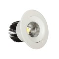 VK/04136/W/W - Χωνευτό κινητό σποτ led, 20W, 3000K, 1.600lm, 38°, IP20, λευκό ματ