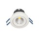 VK/04124/W/W - Χωνευτό κινητό σποτ led, 10W, 3000K, 710lm, 36°, IP20, λευκό