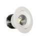 VK/04136/W/C - Χωνευτό κινητό σποτ led, 20W, 4000K, 1.600lm, 38°, IP20, λευκό ματ