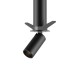 VK/04612/B/W - Χωνευτό κινητό σποτ led. 3000K. 610lm. 6W. CRI>90, IP20, μαύρο