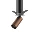VK/04612/ΤΒ-B/WW - Χωνευτό κινητό σποτ led. 2700K. 557lm. 6W. CRI>90, IP20, Titanium bronze + Black
