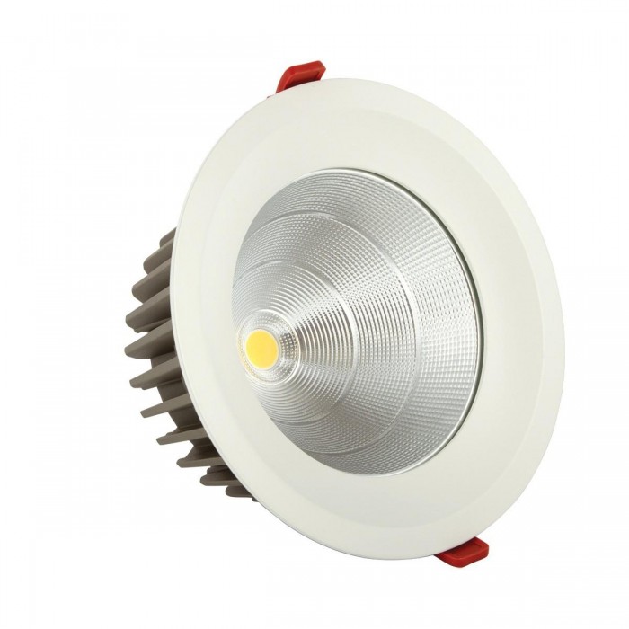 VK/04145/W - Χωνευτό σποτ led, 50W, 3000K, 5.000lm, 45°, CRI>80, IP20, ø22x12cm, λευκό ματ VK/04145/W - Χωνευτό σποτ led, 50W, 3000K, 5.000lm, 45°, CRI>80, IP20, ø22x12cm, λευκό ματ