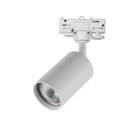 VK/03093TR/W - 3-phase φωτιστικό ράγας, GU10/PAR16, max 12W (LED), L9cm, IP20, λευκό VK/03093TR/W - 3-phase φωτιστικό ράγας, GU10/PAR16, max 12W (LED), L9cm, IP20, λευκό