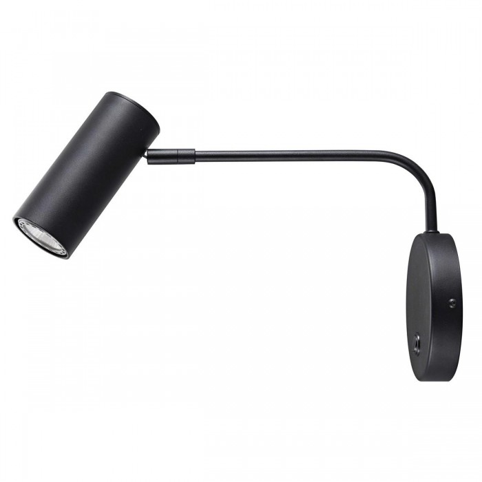 VK/03096WA/B - Σποτ τοίχου GU10, 240V, Max 12W (LED), IP20, μαύρο VK/03096WA/B - Σποτ τοίχου GU10, 240V, Max 12W (LED), IP20, μαύρο