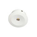 VK/04128/W/C - Χωνευτό σταθερό σποτ led, 3W, 4000K, 100lm, 20°, CRI>80, IP20, ø3x1.2cm, λευκό