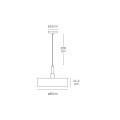 VK/03349/PE/WW/40 - Walnut wood. E27. Max 20W (LED). 240V. -10°C → 40°C. Οροφής/κρεμαστό. Ξύλο καρυδιάς, υφασμάτινο καλώδιο, μεταλλική ροζέτα. IP20 VK/03349/PE/WW/40 - Walnut wood. E27. Max 20W (LED). 240V. -10°C → 40°C. Οροφής/κρεμαστό. Ξύλο καρυδιάς, υφασμάτινο καλώδιο, μεταλλική ροζέτα. IP20
