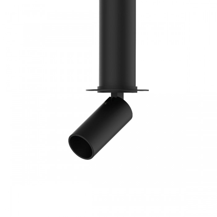 VK/04612/TL/B/WW - Χωνευτό κινητό σποτ led. 2700K. 557lm. 6W. CRI>90, IP20, μαύρο