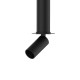 VK/04612/TL/B/WW - Χωνευτό κινητό σποτ led. 2700K. 557lm. 6W. CRI>90, IP20, μαύρο