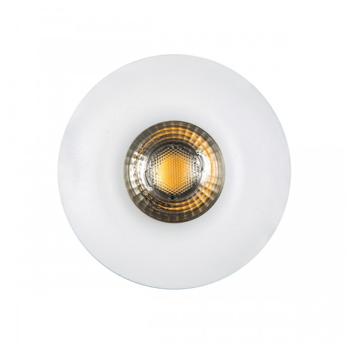  VK/03068/W - Σποτ στρογγυλό, σταθερό, GU10/PAR16, Max12W (LED), IP20, ø8.2x2.4cm, λευκό 