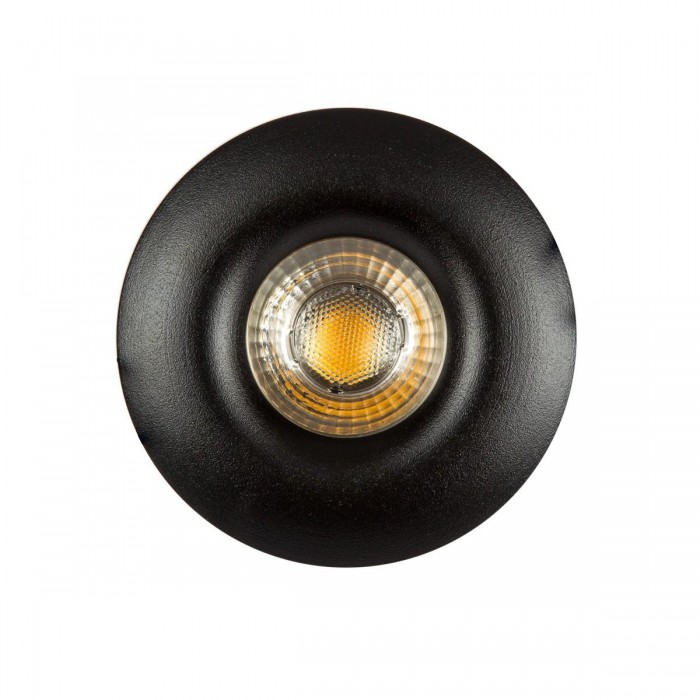  VK/03068/B - Σποτ στρογγυλό, σταθερό, GU10/PAR16, Max12W (LED), IP20, ø8.2x2.4cm, μαύρο 