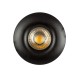  VK/03068/B - Σποτ στρογγυλό, σταθερό, GU10/PAR16, Max12W (LED), IP20, ø8.2x2.4cm, μαύρο 