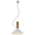 VK/03350/PE/OW-WM - Λευκό/Wood. E27. Max 20W (LED). 240V. -10°C → 40°C. Οροφής/κρεμαστό. Δρυς, υφασμάτινο καλώδιο, μεταλλική ροζέτα. IP20 VK/03350/PE/OW-WM - Λευκό/Wood. E27. Max 20W (LED). 240V. -10°C → 40°C. Οροφής/κρεμαστό. Δρυς, υφασμάτινο καλώδιο, μεταλλική ροζέτα. IP20
