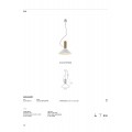 VK/03350/PE/OW-WM - Λευκό/Wood. E27. Max 20W (LED). 240V. -10°C → 40°C. Οροφής/κρεμαστό. Δρυς, υφασμάτινο καλώδιο, μεταλλική ροζέτα. IP20 VK/03350/PE/OW-WM - Λευκό/Wood. E27. Max 20W (LED). 240V. -10°C → 40°C. Οροφής/κρεμαστό. Δρυς, υφασμάτινο καλώδιο, μεταλλική ροζέτα. IP20