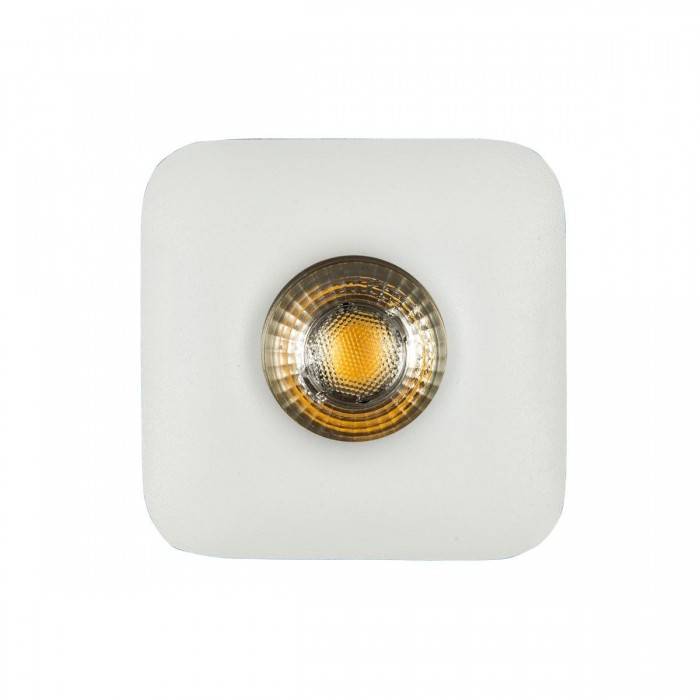 VK/03069/W - Σποτ τετράγωνο, σταθερό, GU10/PAR16, Max12W (LED), IP20, 8.2x8.2x2.4cm, λευκό VK/03069/W - Σποτ τετράγωνο, σταθερό, GU10/PAR16, Max12W (LED), IP20, 8.2x8.2x2.4cm, λευκό