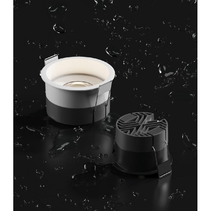 VK/04613/W/W - Χωνευτό σποτ led αδιάβροχο, 3000K. 1.860lm. 15W. CRI>90, IP65, ø8.3x5.5cm, λευκό VK/04613/W/W - Χωνευτό σποτ led αδιάβροχο, 3000K. 1.860lm. 15W. CRI>90, IP65, ø8.3x5.5cm, λευκό